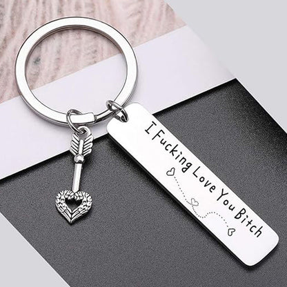 Best Friend Keychain Stainless Steel Key Chain for Friendship Gifts
