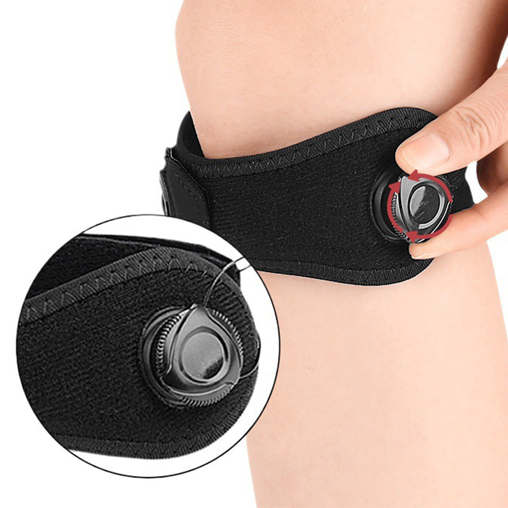 Pair of Knee Strap Patella Support Knee Band Brace for Running Sports Basketball