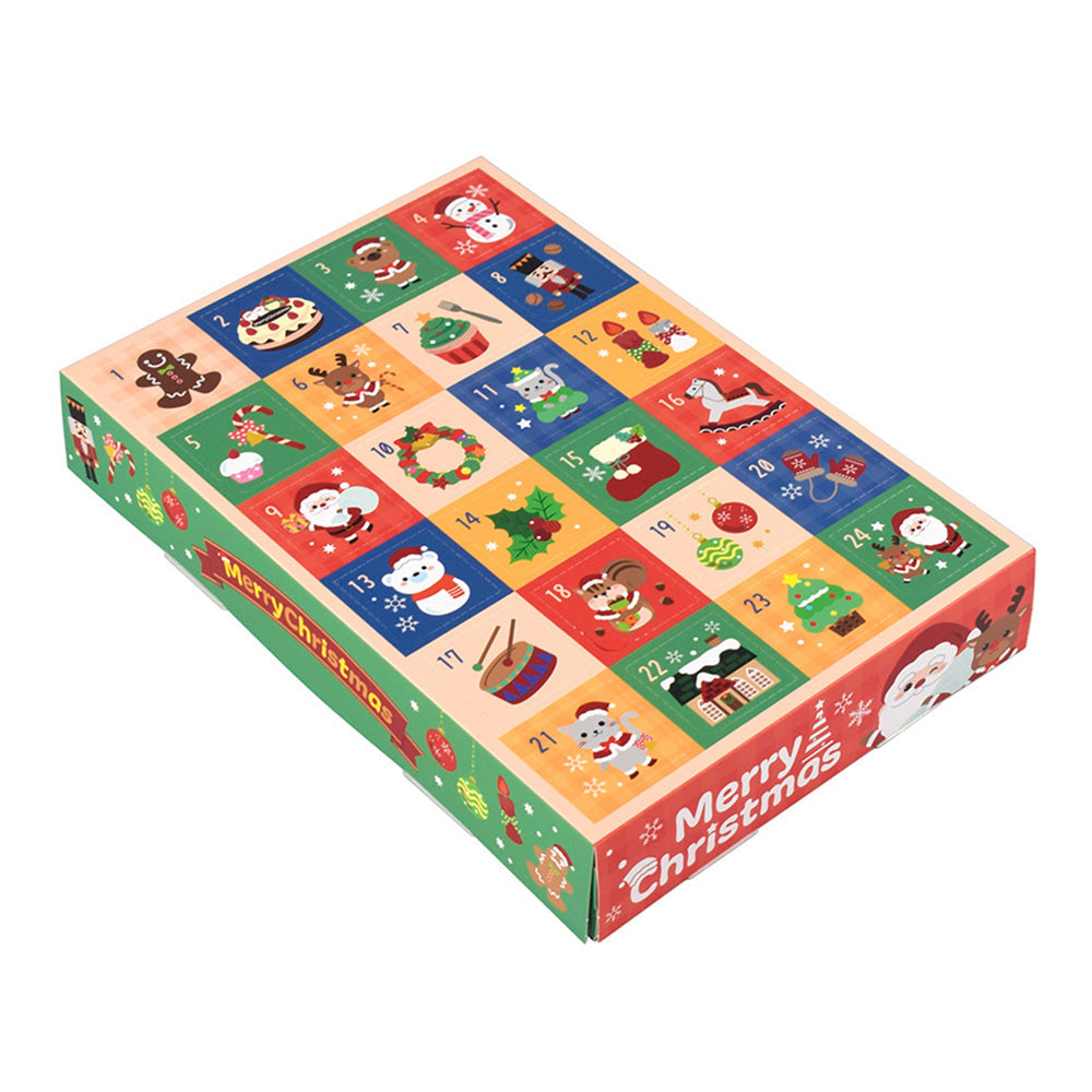 5Pcs Empty Christmas Advent Calendar Boxes to Fill 24 Days Countdown Calendar for Xmas Goody Ornaments