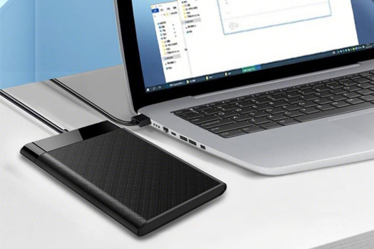 USB 3.1 Portable External Hard Drive Enclosure for SATA SSD HDD