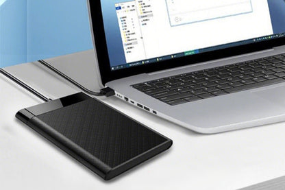 USB 3.1 Portable External Hard Drive Enclosure for SATA SSD HDD