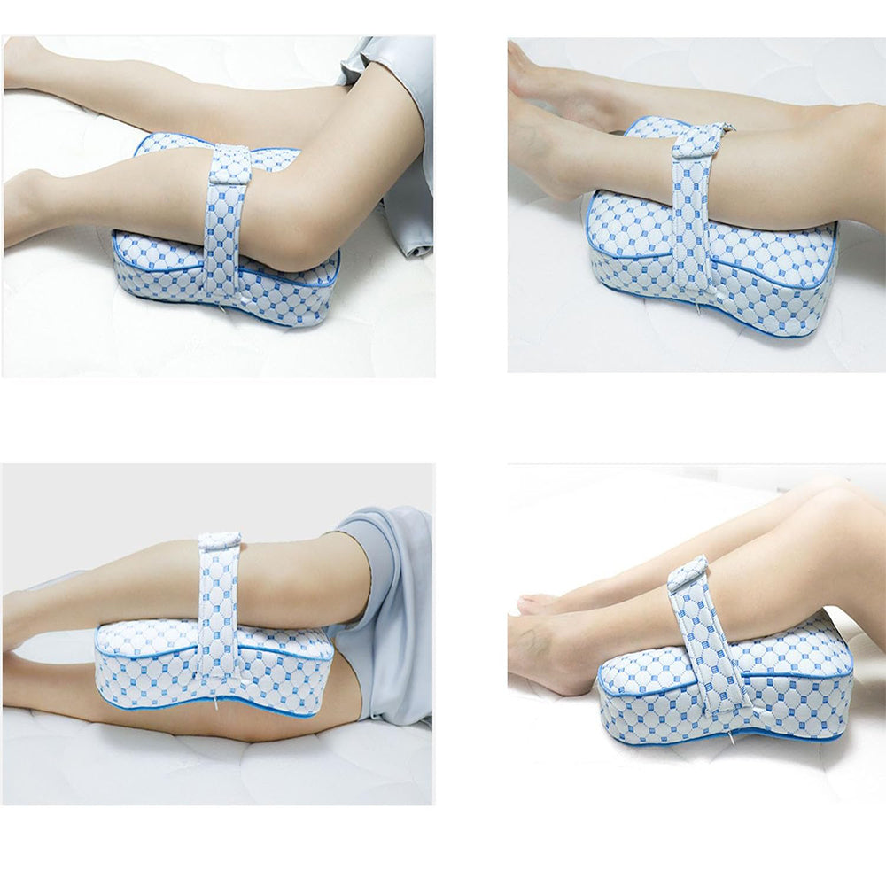 Knee Pillow for Side Sleeping-Blue