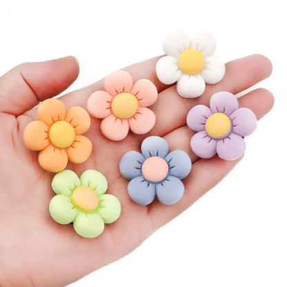 56Pcs Flower Shoe Charms Shoes Decorative Accessories DIY Craft Kits