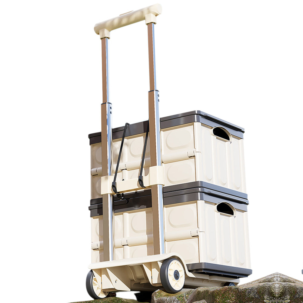 Folding Hand Truck  Portable Luggage Dolly Cart for Easy Moving