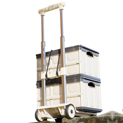 Folding Hand Truck  Portable Luggage Dolly Cart for Easy Moving