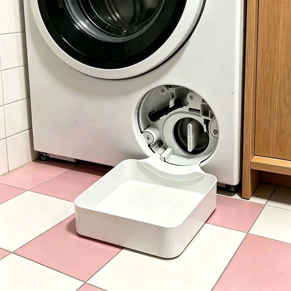 Washing Machine Drain Tray Filter Cleaning Pan