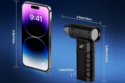 Compressed Air Duster 130000RPM Electric Air Blower for Computer Keyboard