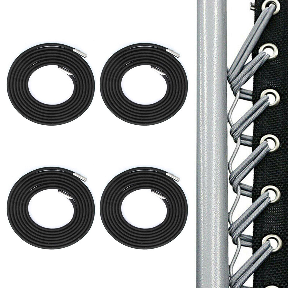4Pcs Set Heavy Duty Bungee Cords Replacement Elastic Ropes for Lounge Chairs Folding Beds