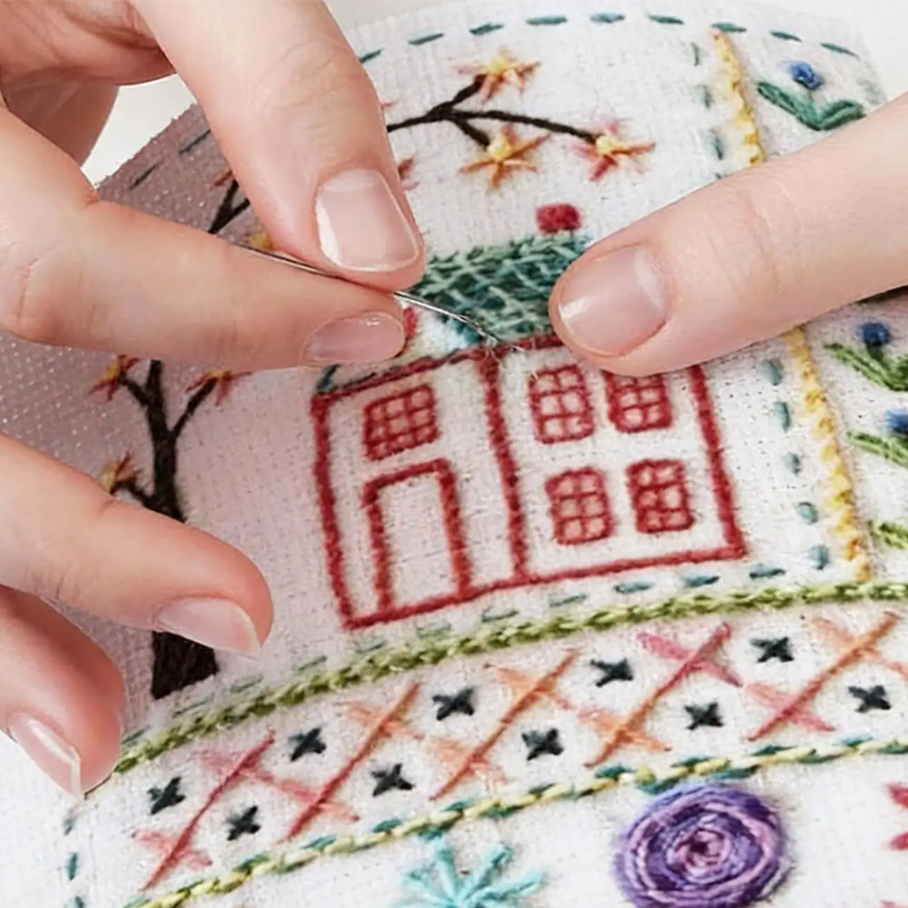 Embroidery Stitch Book Sewing Kit