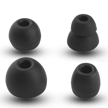 Replacement Silicone Ear Tips Earbuds for Beats Flex X Powerbeats Pro-black