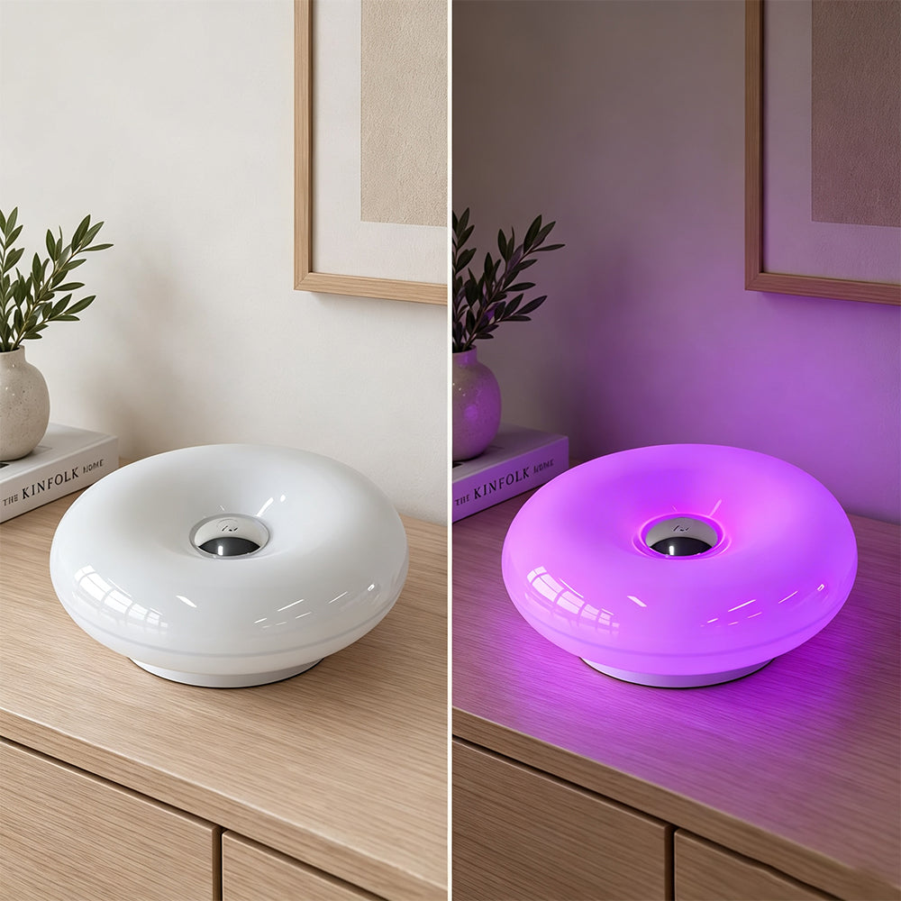 16 Color RGB Touch Dimming Donut Lamp Rechargeable Mood Light