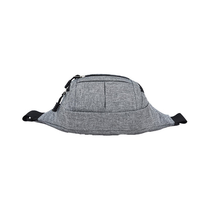 Unisex Sling Bag Chest Pack Fanny Pack Sports Waist Bag Wallet Grey