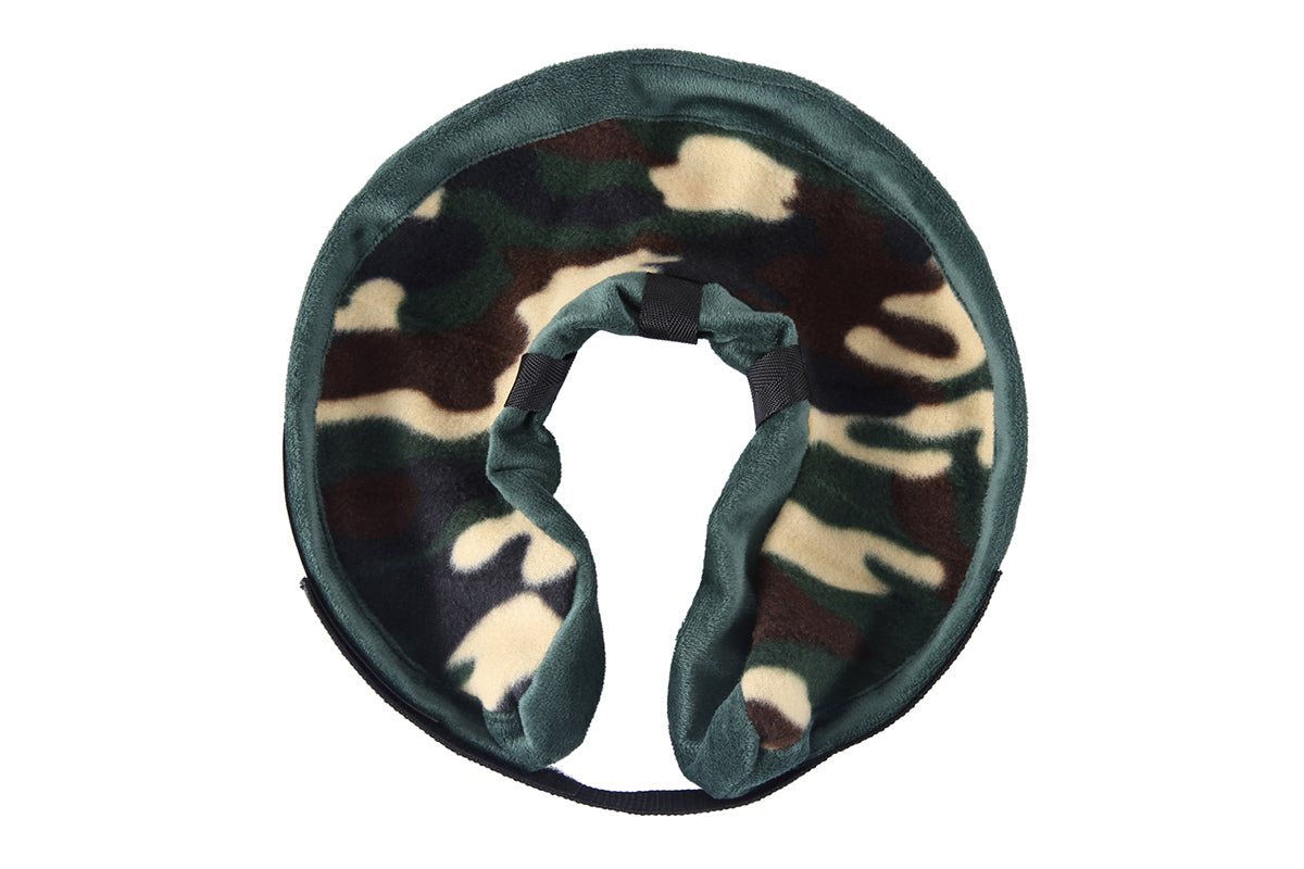Inflatable Pet Protective Collar - Green camo