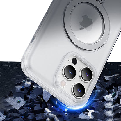 Magnetic Case for iPhone 13 14 Pro Promax Plus Shockproof Cover Screen Protector -Silver