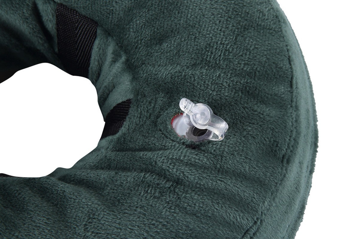 Inflatable Pet Protective Collar - Green camo