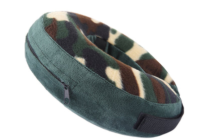 Inflatable Pet Protective Collar - Green camo