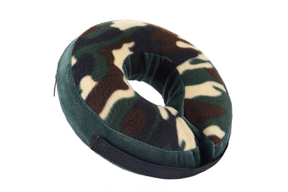 Inflatable Pet Protective Collar - Green camo
