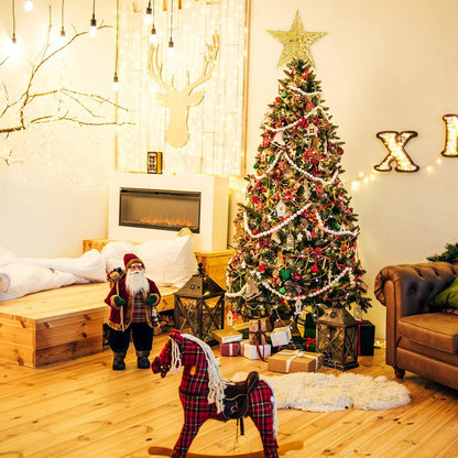 20cm Christmas Tree Top Star Decor Christmas Tree Topper Home Party Decorations