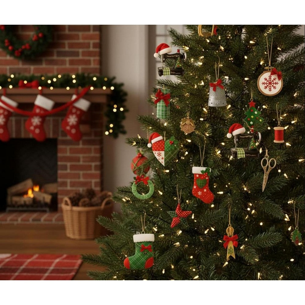 Sewing Christmas Advent Calendar with 24 Daily Surprises Xmas Countdown Calendar