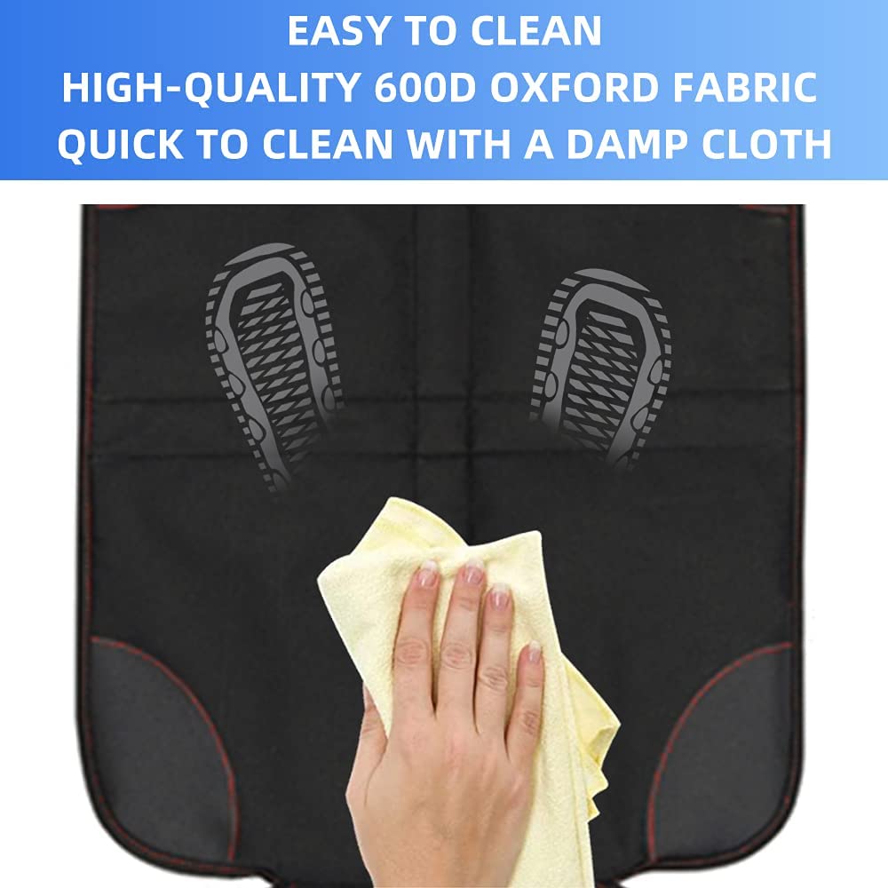 Car Seat Protector for Child Car Seat 2 Pack Waterproof Non Slip Seat Back Protector