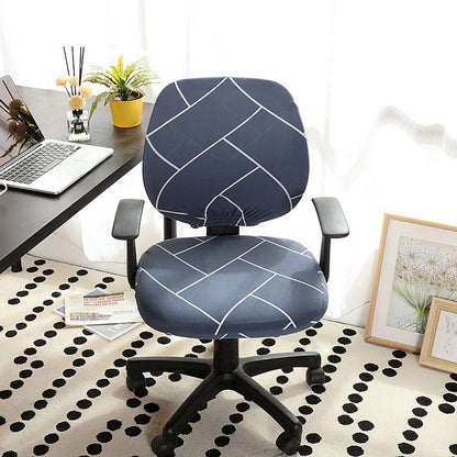 Chair Cover Stretchable Gaming Chair Cover Office Slipcover Rotating Chair Stretch Seat Covers Protector-Style 4