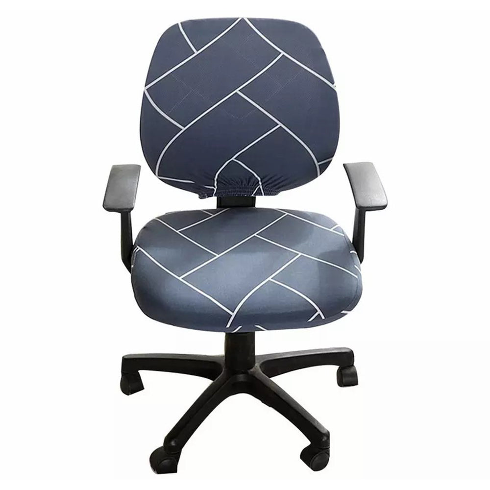 Chair Cover Stretchable Gaming Chair Cover Office Slipcover Rotating Chair Stretch Seat Covers Protector-Style 4