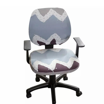 Chair Cover Stretchable Gaming Chair Cover Office Slipcover Rotating Chair Stretch Seat Covers Protector-Style 2