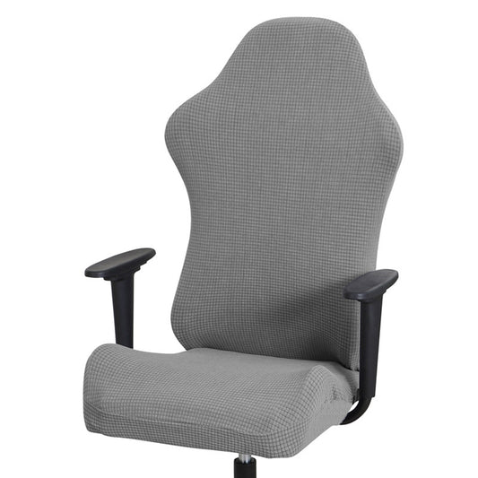 Chair Cover Elastic Gaming Chair Cover Anti-dust Stretch Seat Chair Cover-Grey