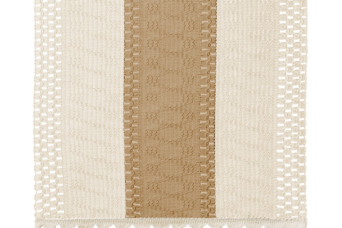 Macrame Table Runners with Tassels Natural Burlap Cotton Table Flag-Style 2