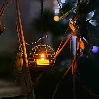 6Pcs Solar Powered LED Flickering Flameless Candle Tea Light Energy Saving Lamp Lantern