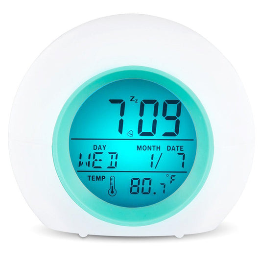 Multi-function LED Digital Alarm Clock with 7 Changing Colours