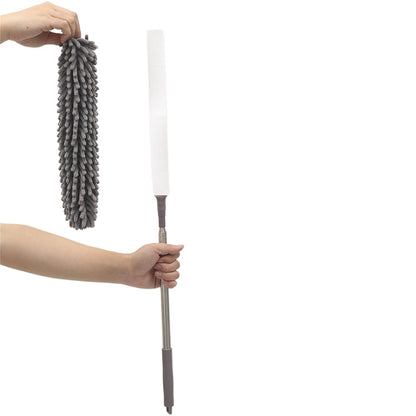 4pcs Set Microfibre Feather Duster Telescopic Bendable Dusters