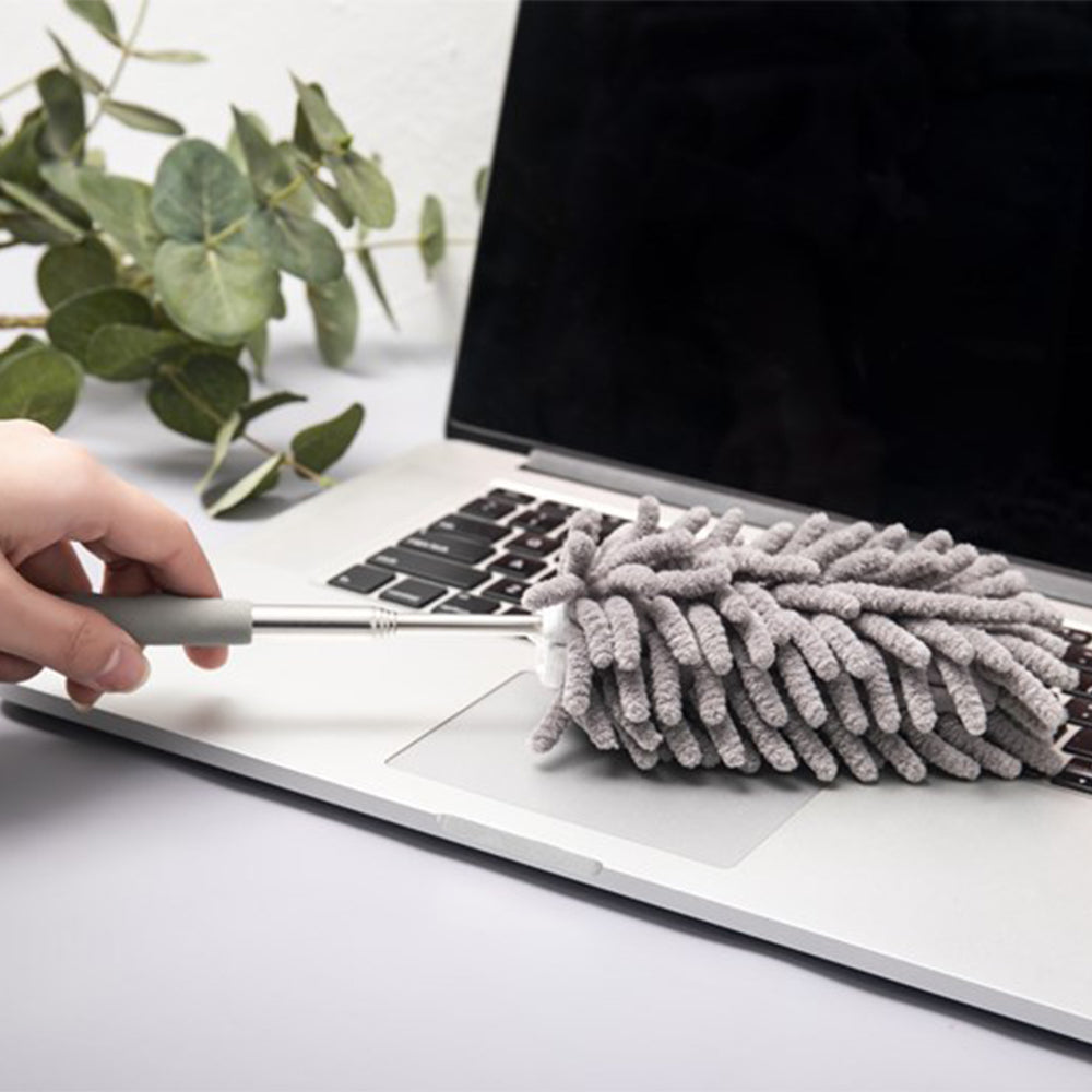 4pcs Set Microfibre Feather Duster Telescopic Bendable Dusters