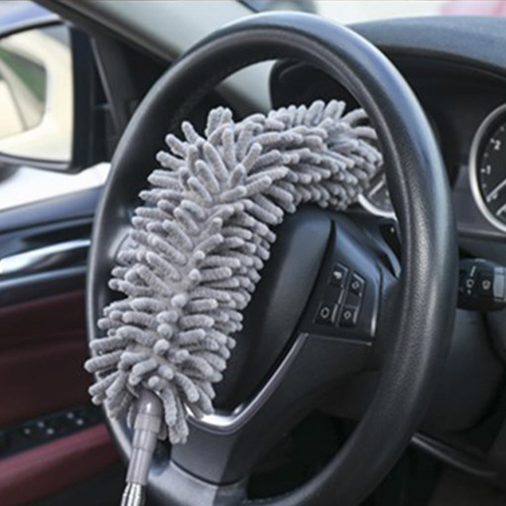 4pcs Set Microfibre Feather Duster Telescopic Bendable Dusters