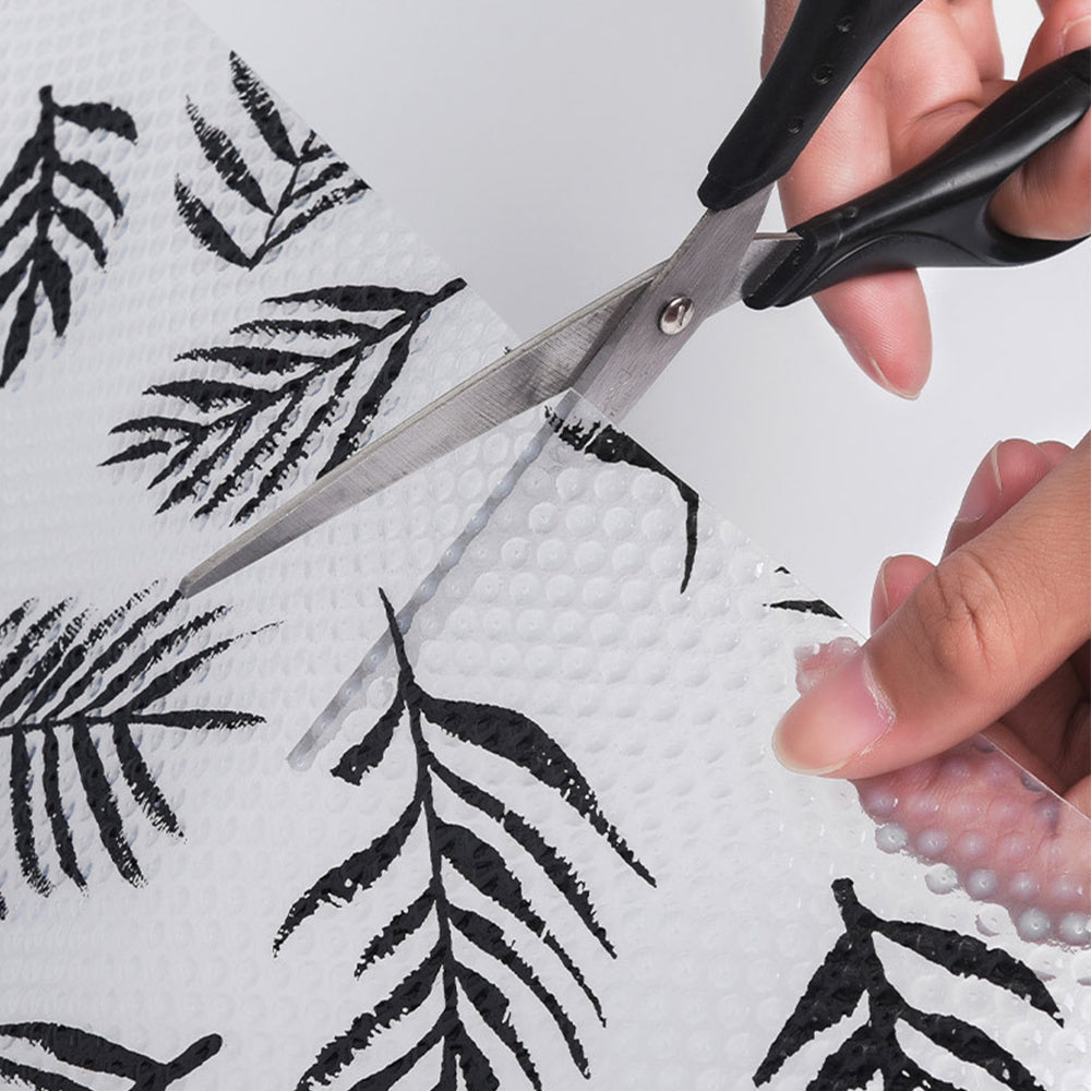 2 Rolls Kitchen Cabinets Shelf Liner Leaves and Dots