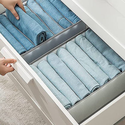 2Pcs Wardrobe Clothes Organizer Seven Grids Large Size