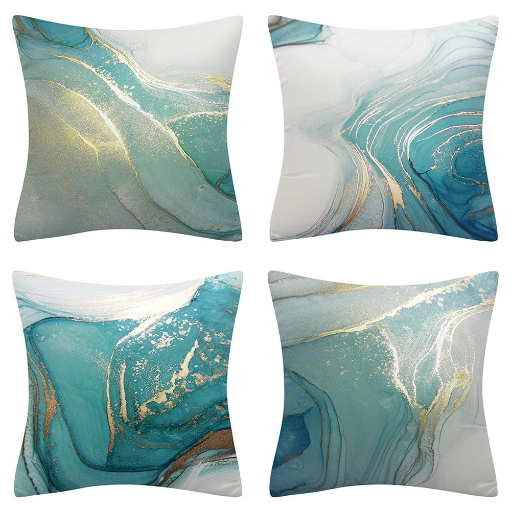 Pillow Cover Marble Texture Pillow Covers Cushion Covers Set