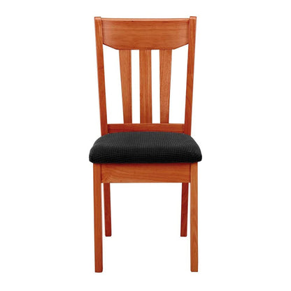 Chair Cover 2-Pack Stretch Chair Seat Covers for Dining Chairs -Black
