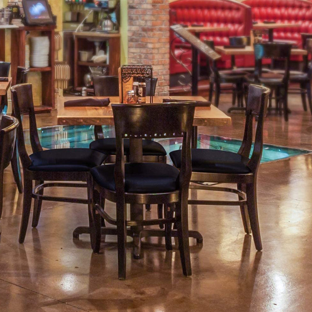 Chair Cover Stretch Chair Seat Covers Dining Chair Covers Seat Slipcover Protectors-Navy