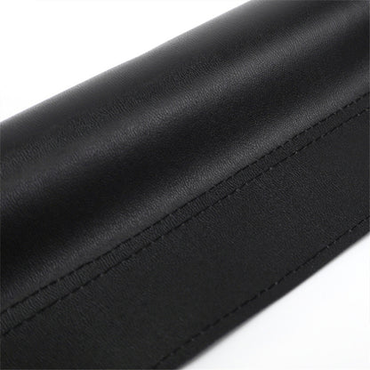Door Draft Stopper Sweep Seal Bottom Strip Blocks of Doors for Exterior Interior Doors -Black
