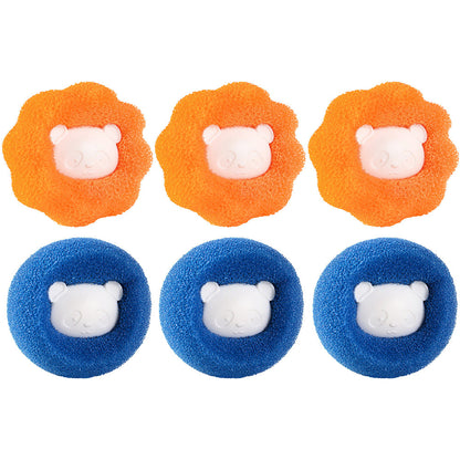6pcs Pet Hair Remover Laundry Washer Dryer Balls Lint Catcher Tools