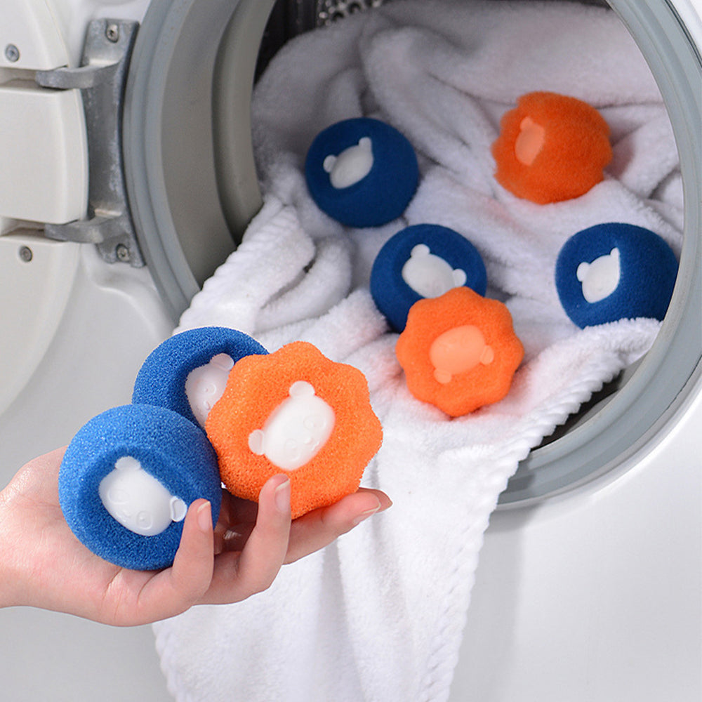 6pcs Pet Hair Remover Laundry Washer Dryer Balls Lint Catcher Tools