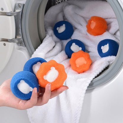 6pcs Pet Hair Remover Laundry Washer Dryer Balls Lint Catcher Tools
