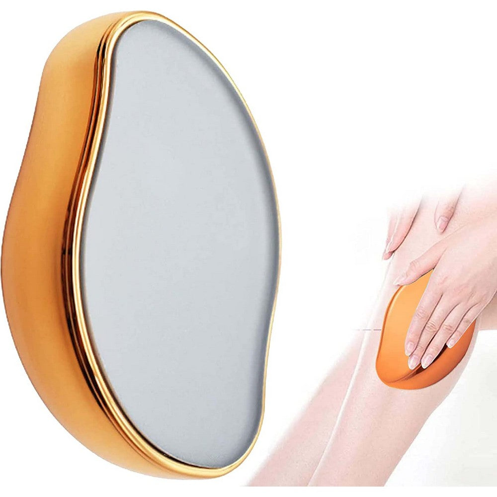 Hair Eraser Reusable Painless Unisex Physical Epilators Hair Removal Tool for Back Legs Arms -Gold