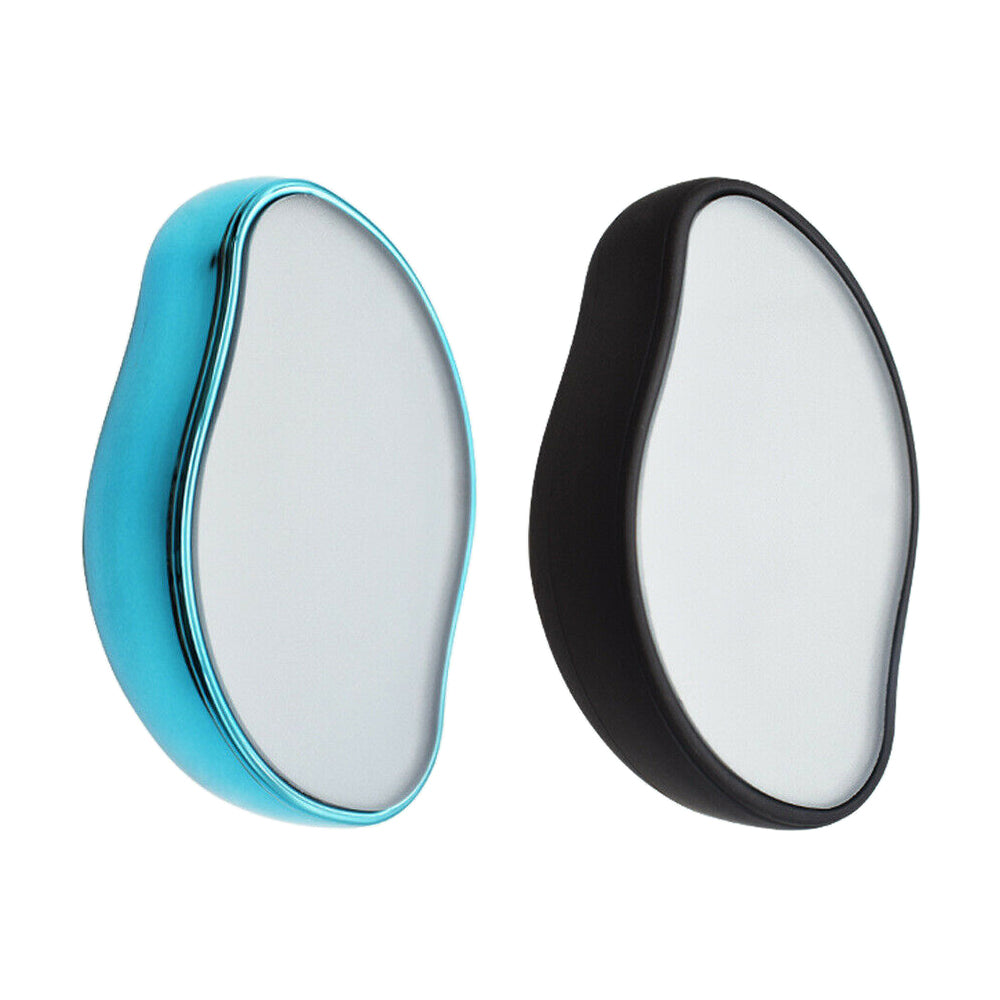 2pcs Hair Eraser Reusable Painless Unisex Physical Epilators Hair Removal Tool for Back Legs Arms -Blue and black