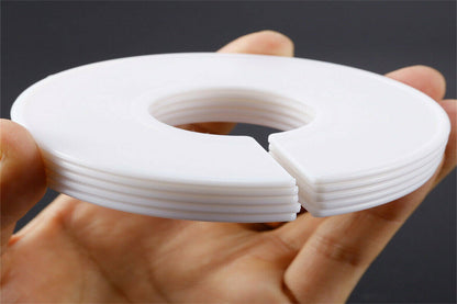 20Pcs Clothing Rack Dividers Round Closet Organizer Hanging Closet Organizer Space Saving Pants Clip Hangers