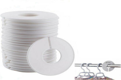 20Pcs Clothing Rack Dividers Round Closet Organizer Hanging Closet Organizer Space Saving Pants Clip Hangers