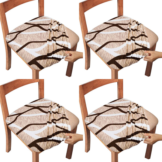 Chair Cover Stretch Printed Chair Covers Chair Seat Slipcovers -Stripe