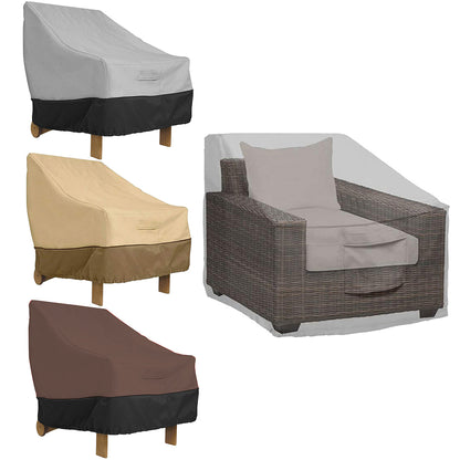 Sofa Cover Patio Chair Cover Lounge Deep Seat Cover Outdoor Lawn Patio Furniture Covers -Style 3