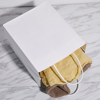 10Pcs Kraft Paper Bag Party Favor Gift Bags with Handle Shopping Bags